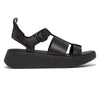 Fit Flop F-Mode Fisherman Platform Leather Sandal - Black