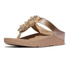 Fit Flop Fino Bauble-Bead Sandal - Metallic Beige