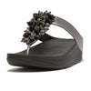 Fit Flop Fino Bauble-Bead Sandal - Pewter Black
