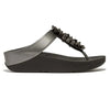 Fit Flop Fino Bauble-Bead Sandal - Pewter Black