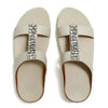Fit Flop Fino H-Bar Slide with Pearl and Crystal Adornment - Turtledove