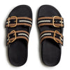 Fit Flop Gen FF-Max Buckle Stripe-Webbing Slides - Black Mix