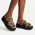 Fit Flop Gen FF-Max Buckle Stripe-Webbing Slides - Black Mix