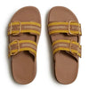 Fit Flop Gen FF-Max Buckle Stripe-Webbing Slides - Classic Tan