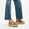 Fit Flop Gen FF-Max Ultra-Jewel Leather Back Strap Sandal - Cappuccino