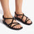 Fit Flop Gracie Crystal Strappy Sandals - All Black