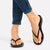 Fit Flop IQushion Ergonomic Flip Flops - Black