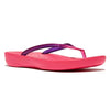 Fit Flop IQushion Transparent Flip Flop - Wild Rasberry