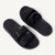 Fit Flop Iqushion 2 Bar Buckle Slides - Black-Fit Flop-Buy shoes online