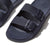 Fit Flop Iqushion 2 Bar Buckle Slides - Midnight Navy-Fit Flop-Buy shoes online