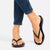 Fit Flop Iqushion Ergonomic Flip Flops - Black-Fit Flop-Buy shoes online