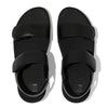 Fit Flop Lulu Adjustable Leather BackStrap Sandal - All Black
