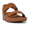 Fit Flop Lulu Adjustable Leather BackStrap Sandal - Light Tan
