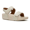 Fit Flop Lulu Adjustable Leather Sandal - Hazy Taupe