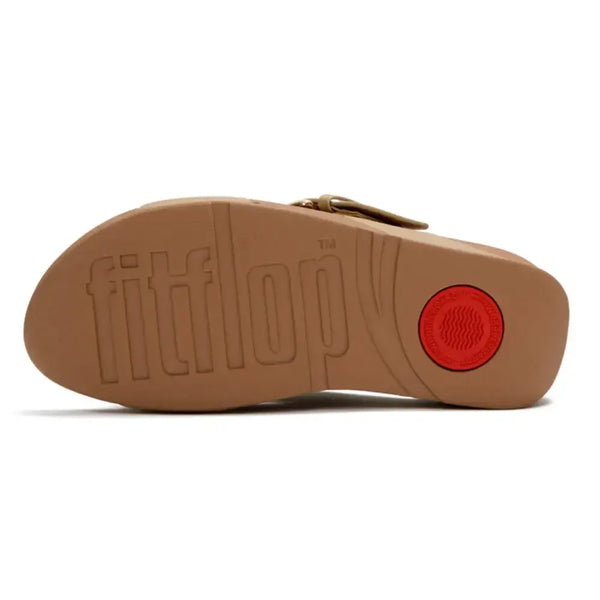 Fit Flop Lulu Cross Slide with inlay Buckle - Cappuccino