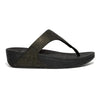 Fit Flop Lulu Shimmer Sandal - All Black