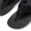 Fit Flop Lulu Shimmerfoil Sandal - Black