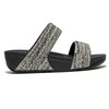 Fit Flop Lulu Shimmerweave Slide - Black Mix