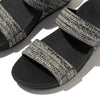 Fit Flop Lulu Shimmerweave Slide - Black Mix