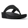 Fit Flop Lulu Textured Glitzy Sandal - Black