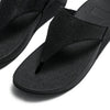 Fit Flop Lulu Textured Glitzy Sandal - Black