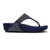 Fit Flop Lulu Textured Glitzy Sandal - Nightfall Blue