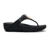 Fit Flop Lulu Toe Post with Metal Adornment - Black