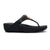 Fit Flop Lulu Toe Post with Metal Adornment - Black