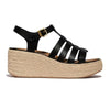 Fit Flop Platform Espadr.Fisherman Wedge - Black