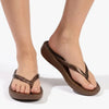 Fit Flop iQushion Ergonomic Flip-Flops - Bronze