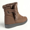 Franco Puff Shaft Wedge Fashion Boot - Chocolate-Franco Rossi-Buy shoes online