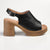 Franco Rossi Anja Clog Ankle Buckle Sandal - Black-Franco Rossi-Buy shoes online
