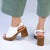 Franco Rossi Anja Clog Ankle Buckle Sandal - White-Franco Rossi-Buy shoes online