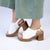 Franco Rossi Anja Clog Ankle Buckle Sandal - White-Franco Rossi-Buy shoes online