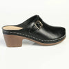 Franco Rossi Closed Clog Sandal - Black