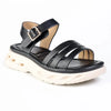 Franco Rossi Comfort Action Sandals - Black