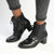 Franco Rossi Dress Lace Bootie - Black