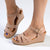 Franco Rossi Emilia Wedge Sandals - Pink-Franco Rossi-Buy shoes online