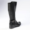 Franco Rossi Full Length Elastic Boot - Black-Franco Rossi-Buy shoes online