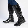 Franco Rossi Full Length Rider Boot - Black-Franco Rossi-Buy shoes online