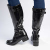 Franco Rossi Full Length Rider Boot - Black-Franco Rossi-Buy shoes online