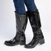 Franco Rossi Full Length Rider Boot - Black-Franco Rossi-Buy shoes online