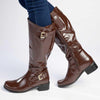 Franco Rossi Full Length Rider Boot - Brown-Franco Rossi-Buy shoes online