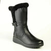 Franco Rossi Fur Boot - Black