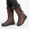 Franco Rossi Fur Boot - Chocolate