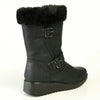 Franco Rossi Fur Collar Boot - Black