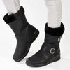 Franco Rossi Fur Collar Boot - Black