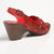 Franco Rossi Janet Sling Back Heel Sandals - Red-Franco Rossi-Buy shoes online