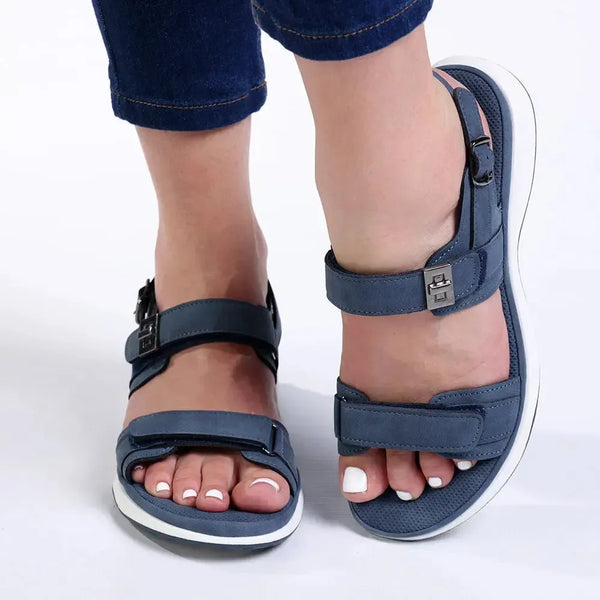 Franco Rossi Ladies Action Comfort Sandals - Navy