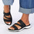 Franco Rossi Ladies Adventure Comfort Sandals - Black